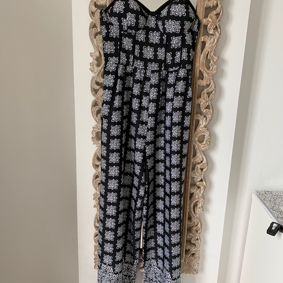 Bustier printed jumpsuit - Picture 4 of 6